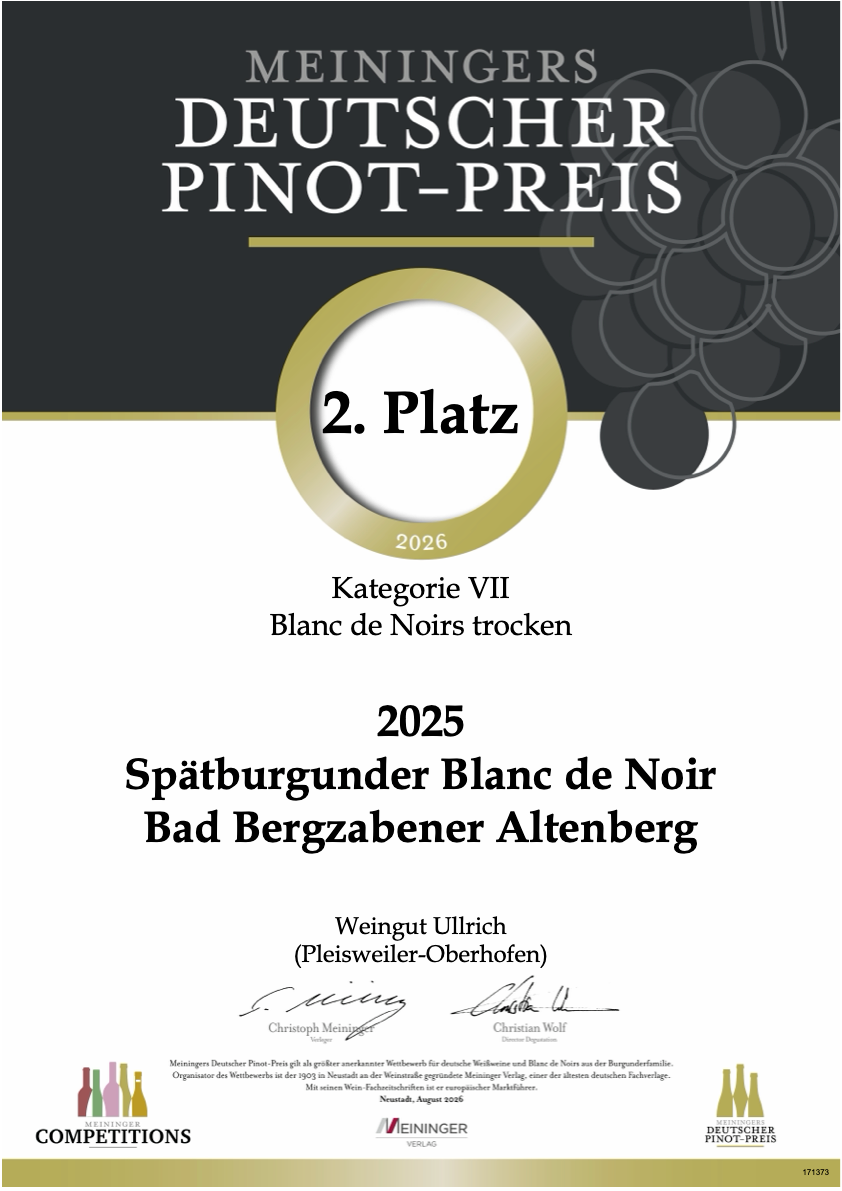 Spätburgunder Blanc de Noir Bad Bergzaberner Altenberg